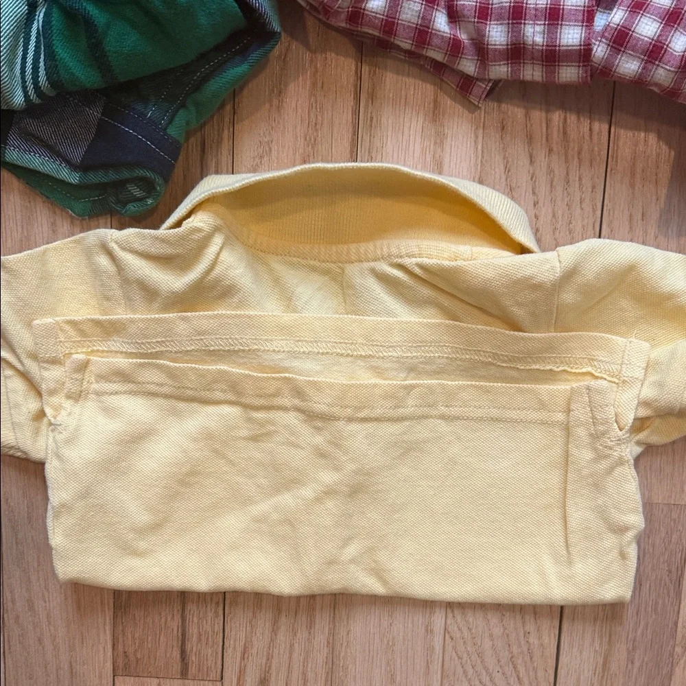 Bundle of Tops & PJ Set Green, Yellow, Plaid children’s place Gap Old Navy baby